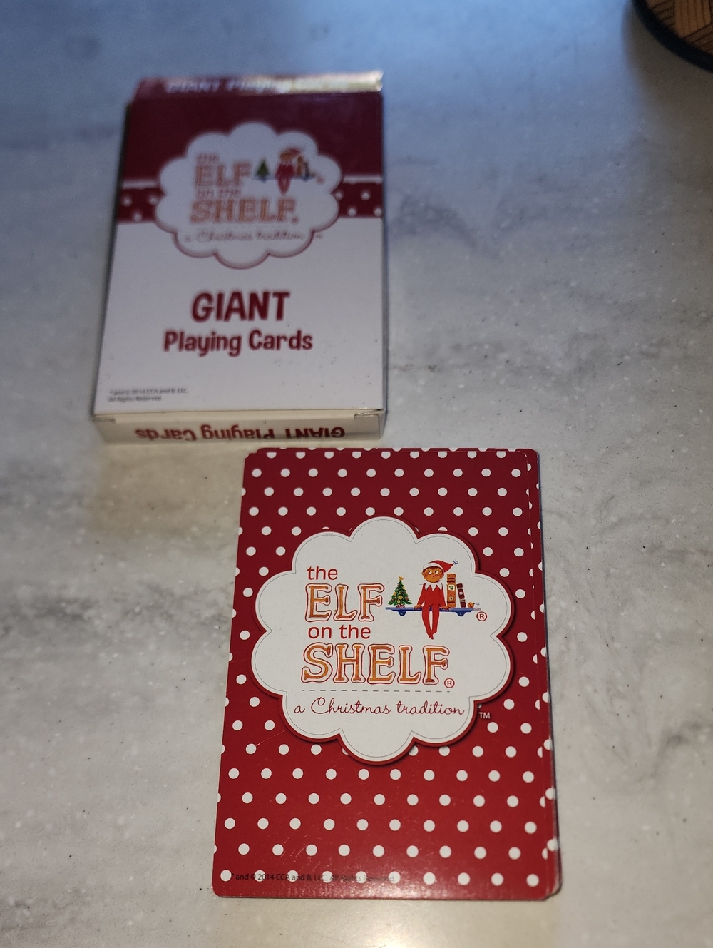 The Elf on the Shelf Giant Playing Cards - Red